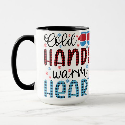 Mug Coeur chaud à mains froides (Gauche)
