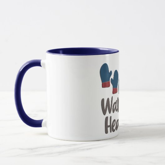 Mug Coeur chaud des mains froides (Gauche)