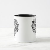 Mug Coeur crâne (Centre)
