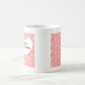 Mug Coeur croustillant rose pastel Valentine (Centre)