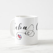 Mug Coeur Cuba Mug, Coeur Cuba, Drapeau cubain (Devant gauche)