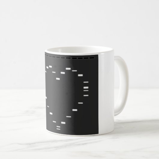 Mug Coeur d'ADN sur le gel d'agarose (Devant droit)