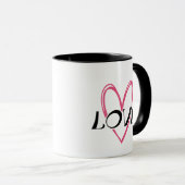 Mug Coeur d'amour (Devant droit)
