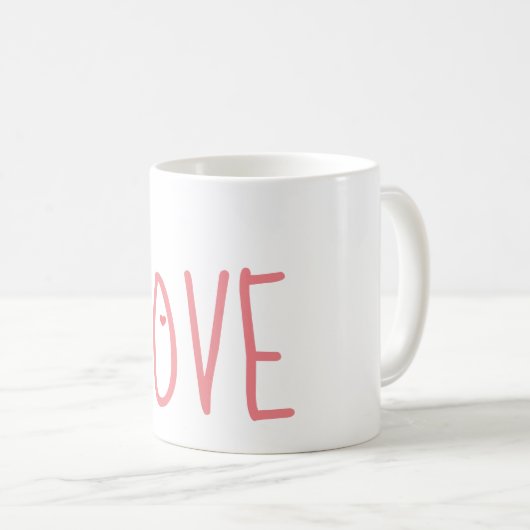 Mug Cœur d'amour (Devant droit)