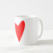 Mug Coeur d'amour (Devant droit)