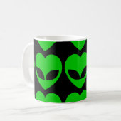 Mug Coeur d'amour Alien (Devant gauche)