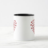 Mug Coeur d'amour de coccinelle (Centre)