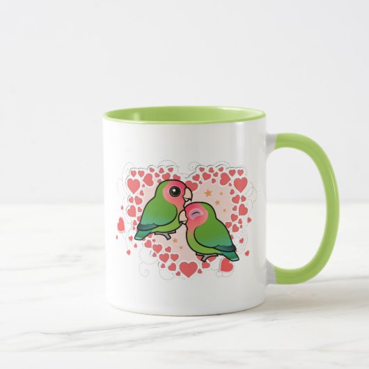 Mug Coeur d'amour de perruche (Droite)