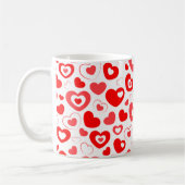 Mug Coeur d'amour élégant (Gauche)
