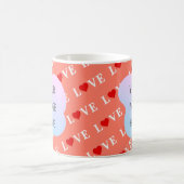 Mug Coeur d'amour orange (Centre)