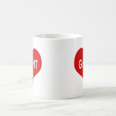 Mug Cœur d'amour rouge de GAND (Centre)