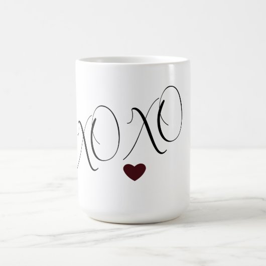 Mug Coeur d'amour XOXO (Centre)