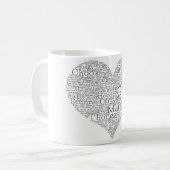 Mug Coeur d'argot australien (Devant gauche)