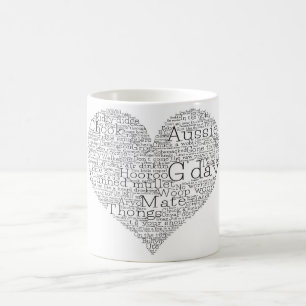 Mug Coeur d'argot australien