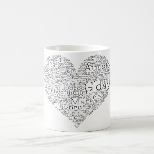Mug Coeur d'argot australien (Centre)