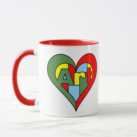 Mug Coeur d'art (Gauche)
