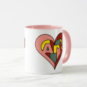 Mug Coeur d'art (Devant droit)