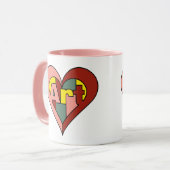 Mug Coeur d'art (Devant gauche)