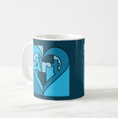 Mug Coeur d'art (Devant gauche)