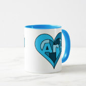 Mug Coeur d'art (Devant droit)