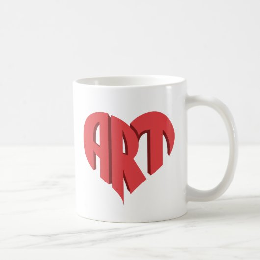 Mug Coeur d'art (Droite)