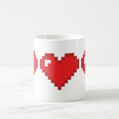 Mug Coeur de 8 bits (Centre)