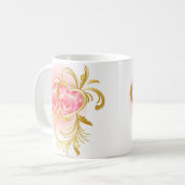 Mug Coeur de bijou rose (Devant gauche)