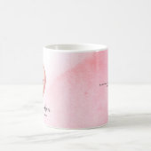 Mug Cœur de bonbon Saint-Valentin | Monogramme du meil (Centre)