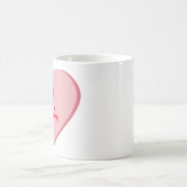 Mug Coeur de bonbons - Visage diabolique (Centre)
