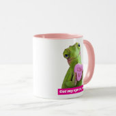 Mug Cœur de Caméléon (Amour toi) (Devant droit)