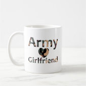 Mug Coeur de Camo d'amie d'armée (Gauche)