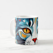 Mug Coeur de chat (Devant gauche)