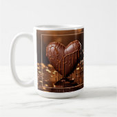 Mug Coeur de chocolat intense Valentine (Gauche)