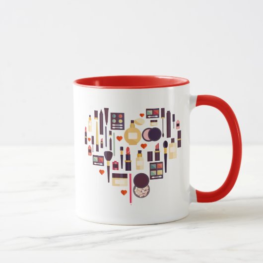 Mug Coeur de Comestics (Droite)