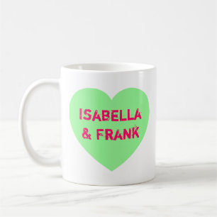 Mug Coeur de conversation vert