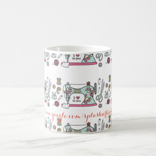 Mug "Coeur de couture " (Centre)