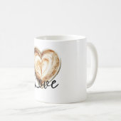 Mug Cœur de Crème de Café (Devant droit)