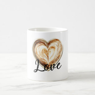 Mug Cœur de Crème de Café