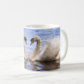 Mug Coeur de cygne (Devant droit)