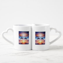 mug coeur de dauphin
