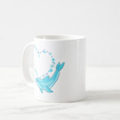 Mug Coeur de dauphin (Devant gauche)