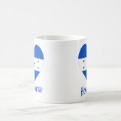 Mug Coeur de drapeau du Honduras (Centre)