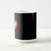 Mug Cœur de feu d'ange avec des ailes (Centre)