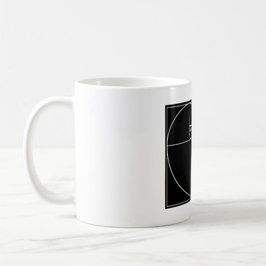 Mug Coeur de Fibonacci (Gauche)
