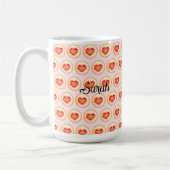Mug Coeur de fraise classique Empreinte numérique Cook (Gauche)