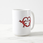 Mug Coeur de Gecko (Devant droit)