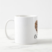 Mug Cœur de grains de café (Gauche)