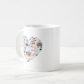 Mug Coeur de la musique (Devant gauche)
