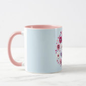 Mug Coeur de la Saint Valentin florale (Gauche)