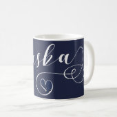 Mug Coeur de l'Alaska, drapeau de l'Alaska (Devant droit)
